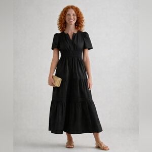 Quince Black Maxi Dress